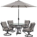 LAVDN5PCSWRD-SLV-SU Outdoor/Patio Furniture/Patio Dining Sets