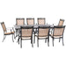 FNTDN9PCC Outdoor/Patio Furniture/Patio Dining Sets