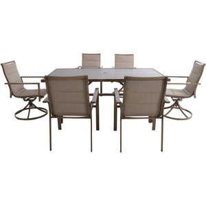 FAIRDN7PCSW2-TAN Outdoor/Patio Furniture/Patio Dining Sets