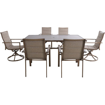 Product Image: FAIRDN7PCSW2-TAN Outdoor/Patio Furniture/Patio Dining Sets