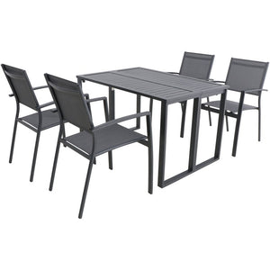 CONDN5PC-GRY Outdoor/Patio Furniture/Patio Dining Sets