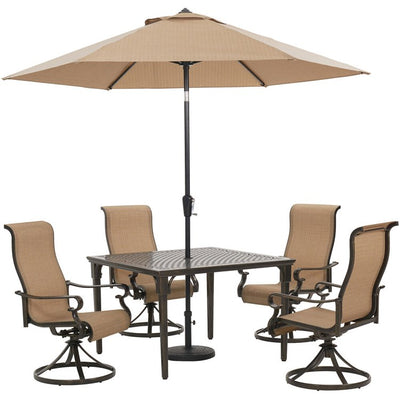 Product Image: BRIGDN5PCSWSQ-SU Outdoor/Patio Furniture/Patio Dining Sets