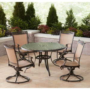 FNTDN5PCSWC Outdoor/Patio Furniture/Patio Dining Sets