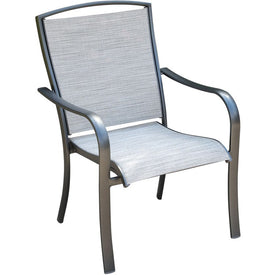 Foxhill All-Weather Commercial-Grade Aluminum Dining Chair with Sunbrella Sling Fabric