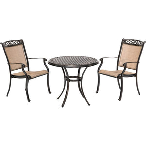 FNTDN3PCC Outdoor/Patio Furniture/Outdoor Bistro Sets