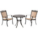FNTDN3PCC Outdoor/Patio Furniture/Outdoor Bistro Sets
