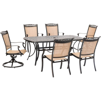 Product Image: FNTDN7PCSW2C Outdoor/Patio Furniture/Patio Dining Sets