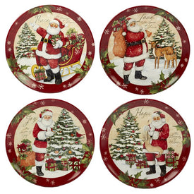 Holiday Wishes 11" Dinner Plates Set of 4
