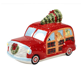Home for Christmas 3-D Truck Cookie Jar