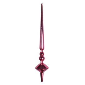 12" Mauve Shiny Cupola Finials 3 Per Bag