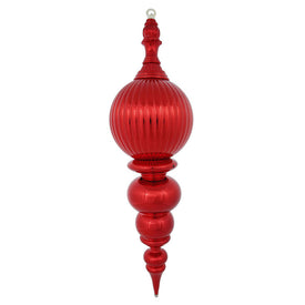 28" Red Shiny Finial