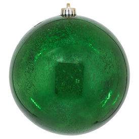 6" Emerald Shiny Mercury Balls 4 Per Bag