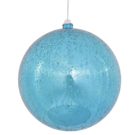 10" Turquoise Shiny Mercury Ball