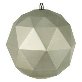 6" Wrought Iron Matte Geometric Balls Ornaments 4 Per Bag