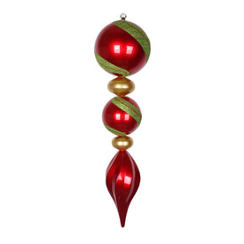 30.5" Red/Gold/Lime Jumbo Finial
