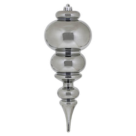 14" Pewter Shiny Finial Ornament