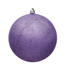 2.4" Lavender Glitter Ball Christmas Ornaments 24 Per Bag