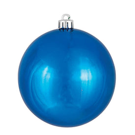 3" Blue Shiny Ball Christmas Ornaments 32 Per Box