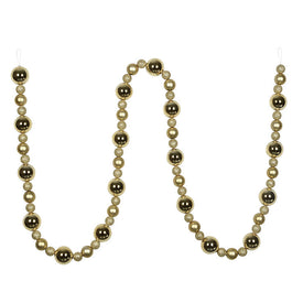9' Champagne Assorted Ball Garland