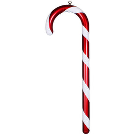 24" Red Candy Cane/White Glitter Ornaments