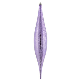 13" Lavender Mercury Rain Drop Ornaments 2 Per Bag