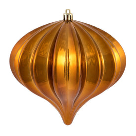 5.5" x 5.7" Copper Shiny Onion Christmas Ornaments 3 Per Bag