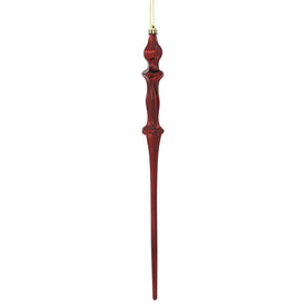 15.7" Burgundy Shiny Icicle Ornaments 3 Per Box