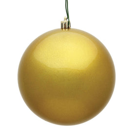 10" Gold Candy Ball Ornament