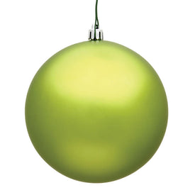 12" Lime Matte Ball Ornament