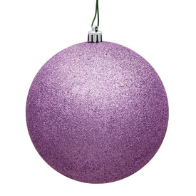 2.4" Orchid Glitter Ball Christmas Ornaments 24 Per Bag
