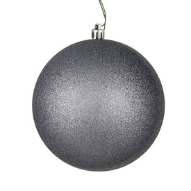 2.4" Limestone Glitter Ball Christmas Ornaments 24 Per Bag
