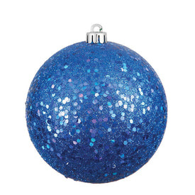 12" Blue Sequin Ball Christmas Ornament 1 Per Bag