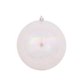 2.4" Clear Iridescent Ball Christmas Ornaments 60 Per Box