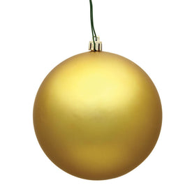 10" Gold Matte Ball Ornament