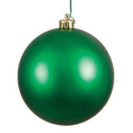 12" Green Matte Ball Ornament