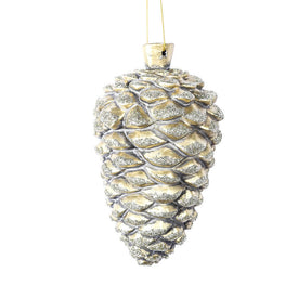 5.5" Gold Antique Pinecone Ornaments 3 Per Pack