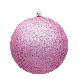 2.4" Pink Glitter Ball Christmas Ornaments 24 Per Bag