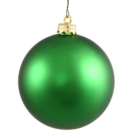 3" Green Matte Ball Christmas Ornaments 32 Per Box