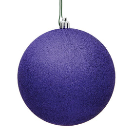 2.4" Purple Glitter Ball Christmas Ornaments 24 Per Bag