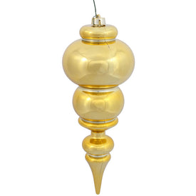14" Gold Shiny Finial Ornament