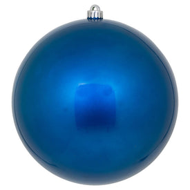 10" Blue Candy Ball Ornament