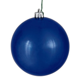 2.4" Cobalt Blue Shiny Ball Ornaments 24-Pack