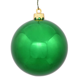 3" Green Shiny Ball Christmas Ornaments 32 Per Box