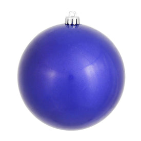 10" Cobalt Blue Candy Ball Ornament