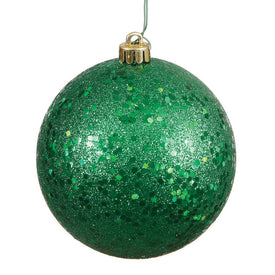 12" Green Sequin Christmas Ball Christmas Ornament 1 Per Bag