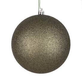 2.4" Wrought Iron Glitter Ball Christmas Ornaments 24 Per Bag