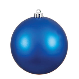 10" Blue Matte Ball Ornament