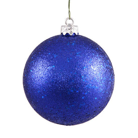 12" Cobalt Blue Sequin Ball Christmas Ornament 1 Per Bag