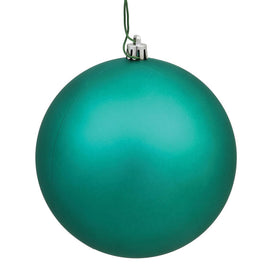 2.4" Teal Matte Ball Ornaments 24-Pack