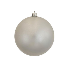 10" Silver Candy Ball Ornament